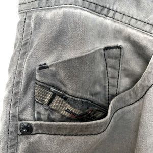 DIESEL Men’s Washed Grey Jeans